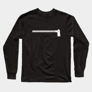 A zipper could make your life a little bit easier Long Sleeve T-Shirt